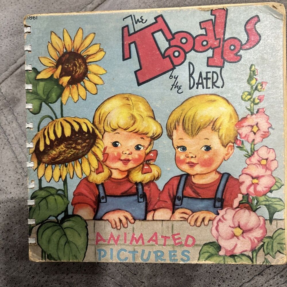 The Toodles by the Baers - Animated Picture Book - 1945 Copyright. Pop Up Pages